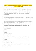 ATLS Study Guide 2025&ndash;2026 &vert; Advanced Trauma Life Support Questions and Answers &vert; Complete Exam Prep & Verified Solutions