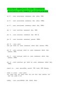 AVIATION ORDNANCE EXAMS COMPLETE QUESTIONS AND CORRECT ANSWERS-A&plus;GRADE