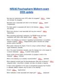 NR546 Psychopharm Midterm exam  2026 update 