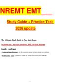 NREMT EMT  Study Guide &plus; Practice Test   2026 update  The n&comma; Ultimate n&comma; Study n&comma; Guide n&comma; to n&comma; Pass n&comma; Your n&comma; Exam n&comma; Includes n&comma; 500&plus; n&comma; Practice n&comma; Questions n&comma; ẇith n&comma; Detailed n&comma; Answers 
