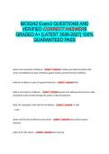 BIOS 242 Exam 3 QUESTIONS AND VERIFIED CORRECT ANSWERS GRADED A&plus; -LATEST 2026-2027- 100- GUARANTEED PASS&period;docx