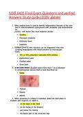 NSG 6435 Final Exam Questions and verified   Answers Study guide &lbrack;2026 update&rsqb;