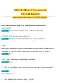 NSG 121 Health Assessment   NSG 121 Exam 4   questions and answers 2026 update