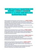 NUR 208 End of Chapter Review &semi;NUR 208 End of Chapter Review &semi;NUR 208 Exam 1 REVIEW QUESTIONS &semi;NURS 208 final QUESTIONS AND VERIFIED CORRECT ANSWERS GRADED A&plus; -LATEST 2026-2027- 100- GUARANTEED PASS&period;