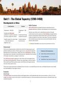AP World History Unit 1 Summary&colon; The Global Tapestry