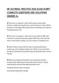 NR 546 COMPREHENSIVE EXAMINATION  TEST 2026 FULL QUESTIONS AND  CORRECT ANSWERS