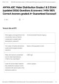 AWWA ABC Water Distribution Grades 1 & 2 EXAM &lpar;updated 2026&rpar; Questions & Answers &vert; With 100&percnt; Correct Answers graded A&plus; Guaranteed Success&excl;&excl;