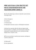 NRNP 6552 EXAM 4 2026 PRACTICE SET  MOCK EXAM REVISION NOTES AND  SOLUTIONS EXPERT GRADE A&plus;