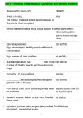NR 511 midterm SANNER Study Questions with Verified Answers