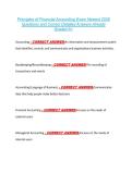 Principles of Financial Accounting Exam Newest 2026  Questions and Correct Detailed Answers Already  Graded A&plus; 