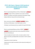 PSYC 290 Exam 2 Newest 2026 Questions  and Correct Detailed Answers Already  Graded A&plus; 