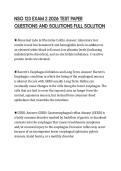 NSG 123 EXAM 2 2026 TEST PAPER  QUESTIONS AND SOLUTIONS FULL SOLUTION