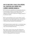 NSG 123 MED SURG 1 EXAM 3 2026 HERZING  PRACTICE QUESTIONS AND ANSWERS  DETAILED REVIEW 