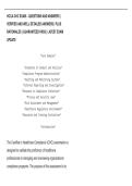 HCCA-CHC EXAM &ndash; QUESTIONS AND ANSWERS &vert;  VERIFIED AND WELL DETAILED ANSWERS &vert; PLUS  RATIONALES &vert; GUARANTEED PASS &vert; LATEST EXAM  UPDATE