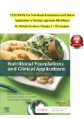 Nutrition Test Bank &ndash; Nutritional Foundations & Clinical Applications 7th Ed Q&A