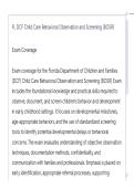 FL DCF Child Care Behavioral Observation and Screening &lpar;BOSR&rpar; ACTUAL EXAM LATEST UPDATE THIS YEAR QUESTIONS AN DETAILED ANSWERS