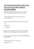 NSG 440 POPULATION HEALTH EXAM 2 2026  GCU ACTUAL TEST PAPER COMPLETE  SOLUTIONS VERIFIED 