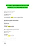 ICC General Requirements Practice Exam  Questions With Complete Solutions