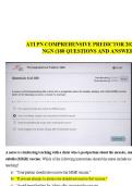 PN ATI Comprehensive Predictor Exit 2026 NGN Exam 2026&colon; Full 180 Questions & Verified Answers &vert; Pass First Attempt Guaranteed Level 3 Success