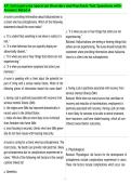 ATI Schizophrenia Spectrum Disorders and Psychosis Test Questions with Answers Rated A
