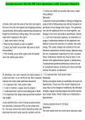 Cardiovascular NCLEX-RN Test Questions with Answers Rated A