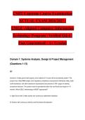 CMIT Capstone Course Examination ACTUAL EXAM 2026&sol;2027 &vert; UMGC-Aligned Computer Information Technology Program &vert; Verified Q&A &vert; Pass Guaranteed - A&plus; Graded