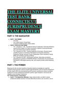 Elite Connecticut Chiropractic Jurisprudence Exam Test Bank 2026&sol;2027 &vert; CGS & DPH Study Guide