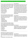 Spinal Cord Injury NCLEX Exam Questions with Verified Answers
