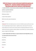 NUR 425 Exam 3&colon; Acute & Chronic Health Disruptions in Adults II V1&comma; V2 & V3 &ndash; Arizona College of Nursing &ndash; Updated Questions&comma; Answers&comma; and Rationales Exam Package