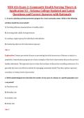 NUR 425 Final Exam&colon; Acute & Chronic Health Disruptions in Adults II V1&comma; V2 & V3 &ndash; Arizona College of Nursing &ndash; Updated Questions&comma; Answers&comma; and Rationales Exam Package