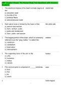EMT Chapter 6 Exam&colon; The Human Body Test Questions with Answers Graded A