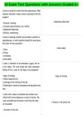 GI Exam Test Questions with Answers Graded A&plus;