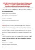 NUR 445 Exam 3&colon; Acute & Chronic Health Disruptions in Adults III V1&comma; V2 & V3 &ndash; Arizona College of Nursing &ndash; Updated Questions&comma; Answers&comma; and Rationales Exam Package