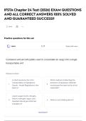 IFSTA Chapter 24 Test &lpar;2026&rpar; EXAM QUESTIONS AND ALL CORRECT ANSWERS 100&percnt; SOLVED AND GUARANTEED SUCCESS&excl;&excl;