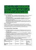 AALAS LAT Certification Elite Test Bank 2026&sol;2027 &vert; Practice Questions&comma; Distractor Analysis & Study Guide