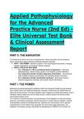 2026&sol;2027 Test Bank for Applied Pathophysiology for the Advanced Practice Nurse &lpar;2nd Edition&rpar;