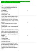 Chapter 52&period; Nursing Care of Patients with Sensory Disorders&colon; Vision and Hearing Test Questions with Answers Graded A&plus;