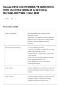 Nevada MPJE COMPREHENSIVE QUESTIONS WITH MULTIPLE CHOICES &vert;VERIFIED & REVISED ANSWERS &lpar;NEW&rpar; 2026