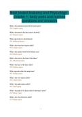 Most tested Anatomy and Physiology - chapter 1&colon; body parts and regions  questions and answers