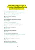 100&percnt; Most tested anatomy and physiology questions and answers