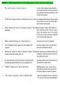 NREMT - EMS Operations Test Questions with Answers Rated A