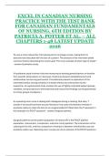 Canadian Fundamentals of Nursing &lpar;6th Edition&rpar; &ndash; Patricia A&period; Potter et al&period; &ndash; Canadian Nursing Course &ndash; Complete Test Bank Questions and Answers &lpar;Chapters 1&ndash;48&rpar;