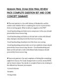 NU664A FINAL EXAM 2026 FINAL REVIEW  PACK COMPLETE QUESTION SET AND CORE  CONCEPT SUMMARY 