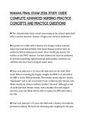 NU664A FINAL EXAM 2026 STUDY GUIDE  COMPLETE ADVANCED NURSING PRACTICE  CONCEPTS AND PRACTICE QUESTIONS 