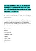 CPL250 BEAKER CLINICAL PATHOLOGY ADMINISTRATION EXAMS SET 2026 FULL SOLUTION VIEW AHEAD QUESTIONS AND ANSWERS GRADED A&plus;