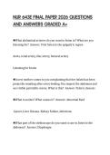 NUR 643E FINAL PAPER 2026 QUESTIONS  AND ANSWERS GRADED A&plus;
