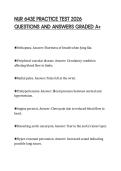 NUR 643E PRACTICE TEST 2026  QUESTIONS AND ANSWERS GRADED A&plus;