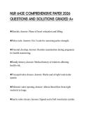 NUR 643E COMPREHENSIVE PAPER 2026  QUESTIONS AND SOLUTIONS GRADED A&plus; 