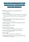 NURS 8020 COMPREHENSIVE STUDY GUIDE 2026 FULL QUESTIONS AND SOLUTIONS GRADED A&plus;