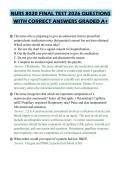 NURS 8020 FINAL TEST 2026 QUESTIONS WITH CORRECT ANSWERS GRADED A&plus;